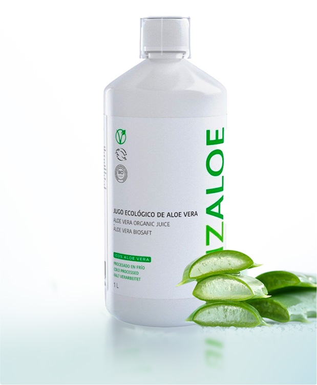 Jugo Ecológico De Aloe Vera 99,8 % 1 Litro